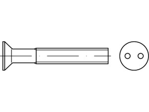 Artikel 88112 Diebstahlhemmende metrische Schrauben mit Zweiloch, Seko