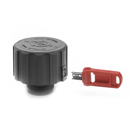 GN 775 Belüftungsdeckel, vandalismussicher, Kunststoff