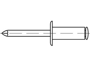 Artikel 88415 Blindnieten, FLAKO, A 4/A 4, offen