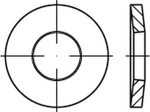 ~DIN 6796 A 4 Spannscheiben für Schraubenverbindungen