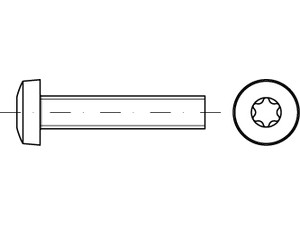 ISO 14583 Flachkopfschrauben mit Innensechsrund