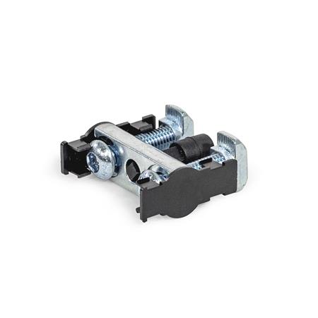 GN 26b Bolzenverbinder, Stahl, für Aluprofile (b-Baukasten)