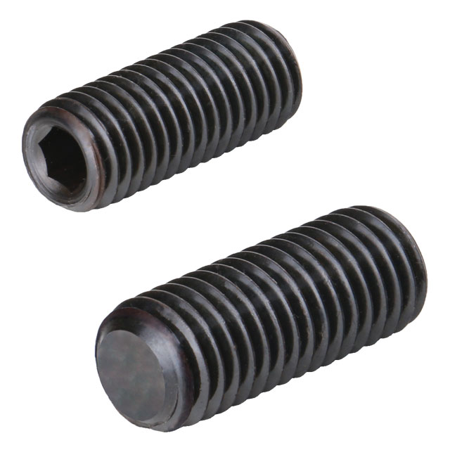 Gewindestifte ISO 4026 (DIN 913) mit Innensechskant und Kegelstumpf, Stahl