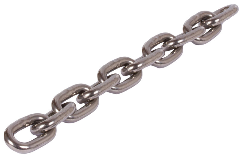 Rundstahlketten ähnlich DIN 766 A, rostfrei