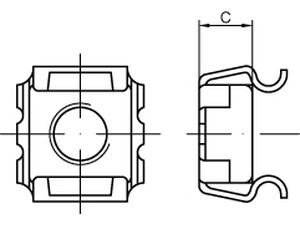 Artikel 88109 Käfigmuttern