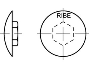 Artikel 88251 RIBE-Käppi für Innensechskantschrauben