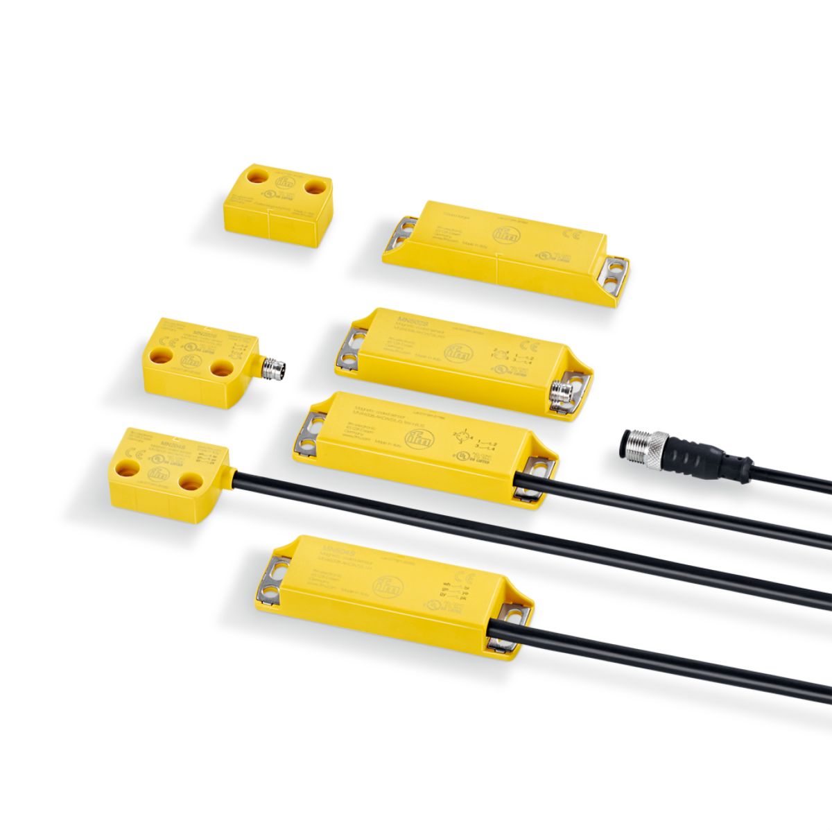 RFID-coded and magnetically coded safety sensors