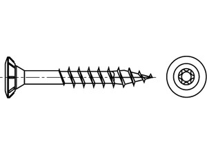 Artikel 88189 Stahl SPAX FEX-H Sonderoberfl. silber SPAX Holzfensterschrauben FE