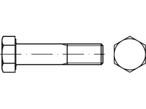 DIN 7990 Mu 5.6 SB feuerverzinkt Sechskantschrauben mit Sechskantmutter für Stah