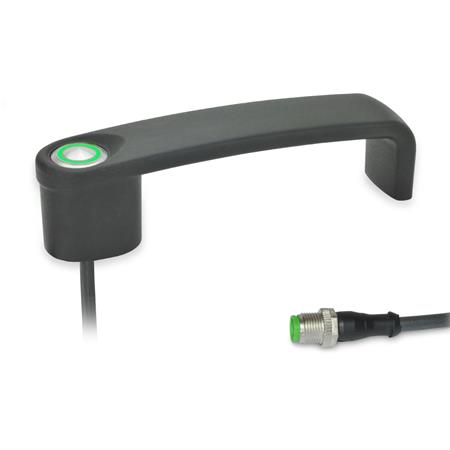 GN 422 Bügelgriffe, mit elektrischer Schaltfunktion, mit Stecker