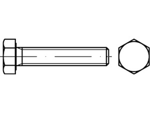 DIN 933 8.8 Sechskantschrauben mit Gewinde bis Kopf