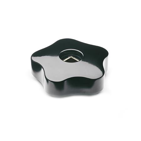 GN 5333 Sterngriffe, mit Vierkant