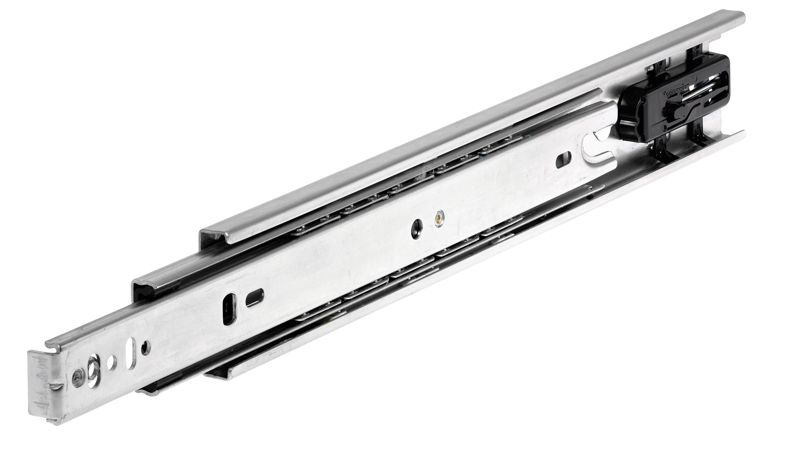 Auszugschienen DZ 3832 SC, Breite 12,7, bis 50 kg, Vollauszug, Selbsteinzug