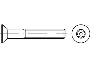 Artikel 88117 Diebstahlhemmende metrische Schrauben mit PIN-ISR, Seko