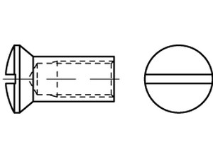 Artikel 88964 Messing galvanisch vernickelt Hülsenmuttern mit Linsensenkkopf, mi