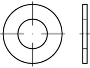 Artikel 88100 Stahl galvanisch verzinkt Scheiben Artikel 1 (ähnl. DIN 134) Produ