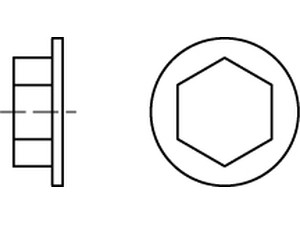 Artikel 88008 Kunststoff weiß Zierkappen für Fassadenschrauben