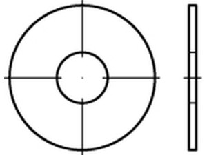 Artikel 88104 Stahl Kotflügelscheiben, Produktklasse C (g)