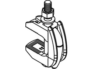 Artikel 82009 Temperguss F 9 galvanisch verzinkt LINDAPTER-Klemmen F 9, zweiteil