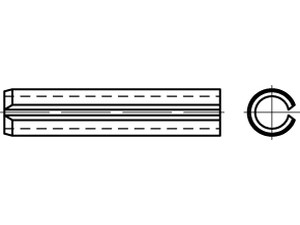 DIN 1481 Spannhülsen, schwer