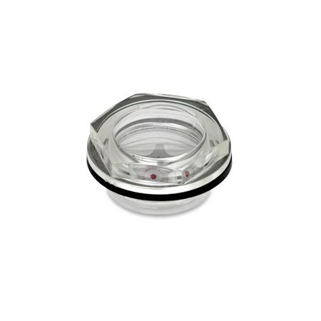 GN 541 Ölschaugläser, Kunststoff