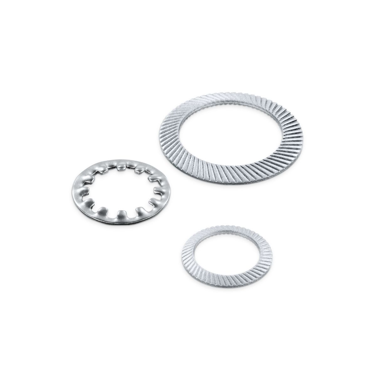 Washers and serrated washers