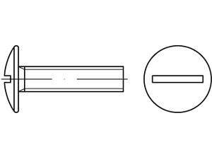 01-10 Schlitzschrauben/Kreuzschlitzschrauben mit Maschinengewinde