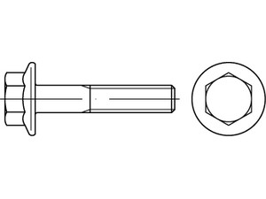 Artikel 10105 Sechskantschrauben mit Flansch nach MBN 10105