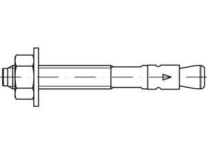 Artikel 88764 Stahl IMC-GS galvanisch verzinkt UPAT Expressanker IMC mit 1 Sprei