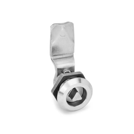 GN 115 Verriegelungen, Edelstahl A4, Betätigung mit Steckschlüssel