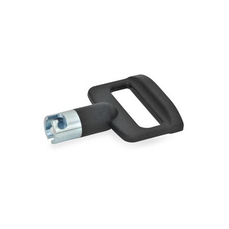 GN 816 Schlüssel, für Verriegelungsbolzen GN 816, Kunststoff