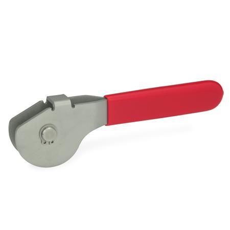 GN 917.1 Hebel mit Spiralexzenter, Edelstahl