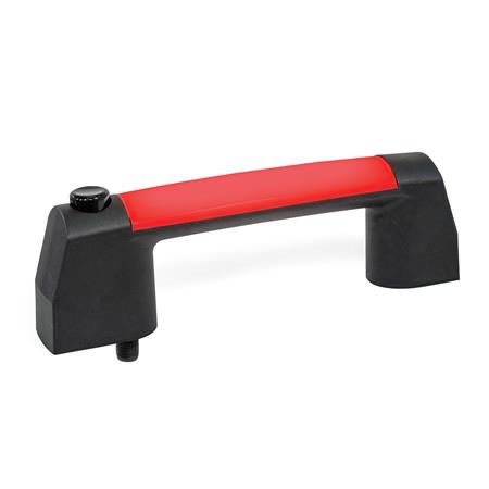 GN 6284 Bügelgriffe, Kunststoff, mit elektrischer Schaltfunktion, LED beleuchtet, mit Stecker