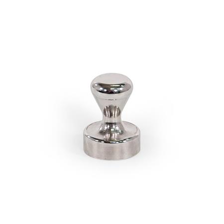 GN 53.4 Haftmagnete, Scheibenform, mit Griffstück