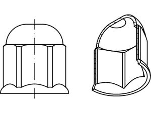 Artikel 88919 Sicherungsmuffen für ISO 4014/ISO 4017