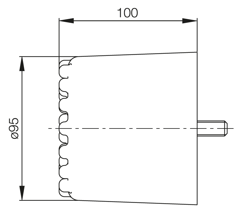 Puffer-Set für Radblöcke RB/I