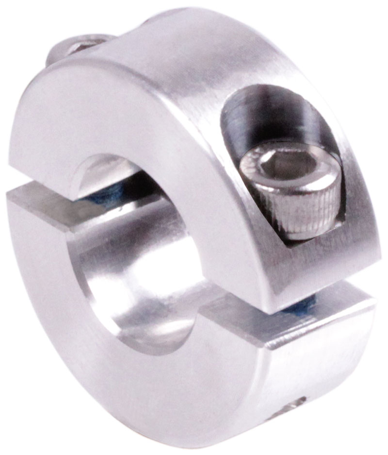 Geteilte Klemmringe aus Aluminium eloxiert