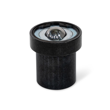 GN 509.7 Kugelrollen, Gehäuse Stahl, mit Feder