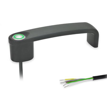 GN 422 Bügelgriffe, mit elektrischer Schaltfunktion, mit Kabel