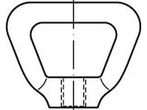 DIN 80704 Messing Korbmuttern