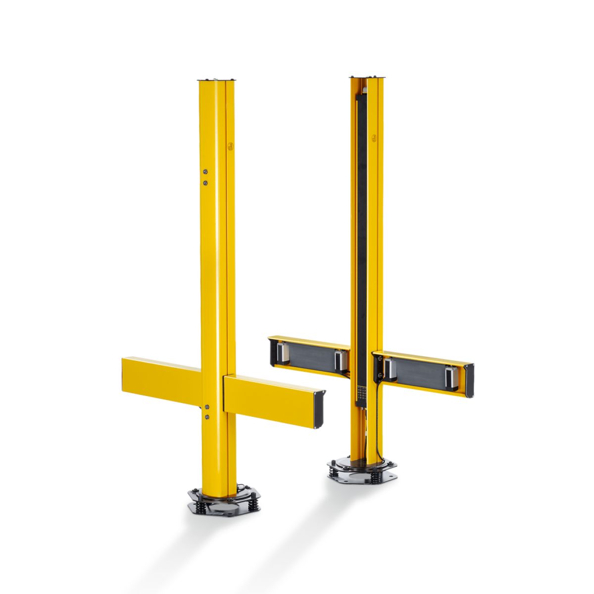 safety light grids with muting function