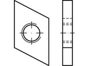 Artikel 88951 Hammerkopf-Gewindeplatten Typ 28/15