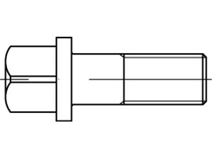 DIN 478 Vierkantschrauben mit Bund
