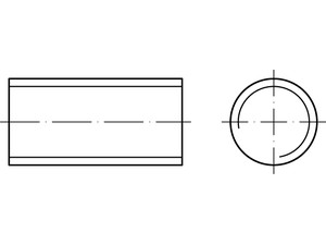 DIN 976-1 8.8 Form A feuerverzinkt Gewindebolzen, ohne Kegelkuppen Gewindestange 2 Meter