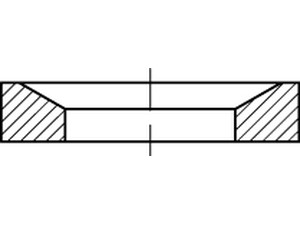 DIN 6319 Stahl Form D galvanisch verzinkt Kegelpfannen, einsatzgehärtet
