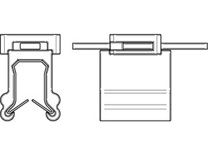 Artikel 82521 Befestigungsbinder EdgeClip-Familie für Kanten 1 - 3 mm