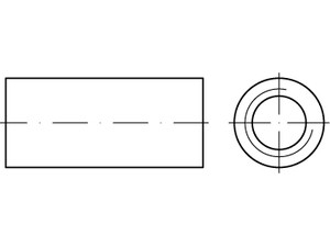 Artikel 88088 Verbindungsmuffen, rund