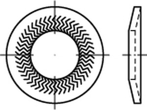 Artikel 88125 TECKENTRUP-Sperrkantscheiben B