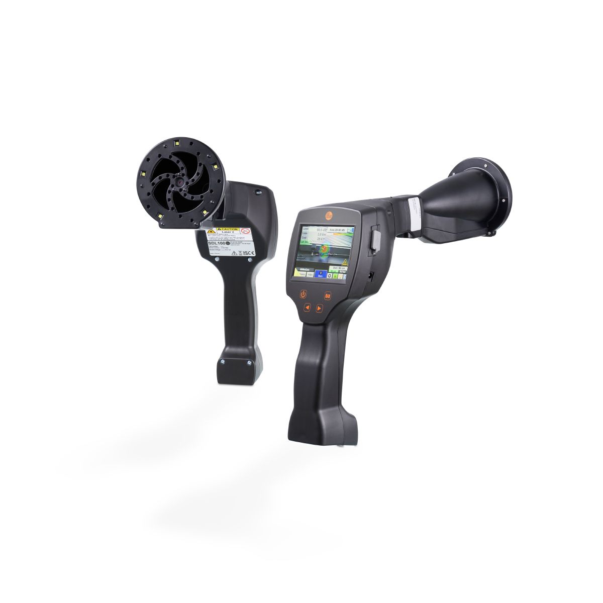 hand-held device for the location of leaks