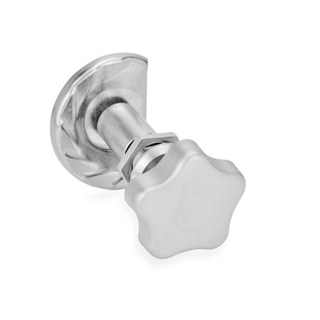 GN 119 Türverriegelungen, Edelstahl, Betätigung mit Bedienelement oder Steckschlüssel